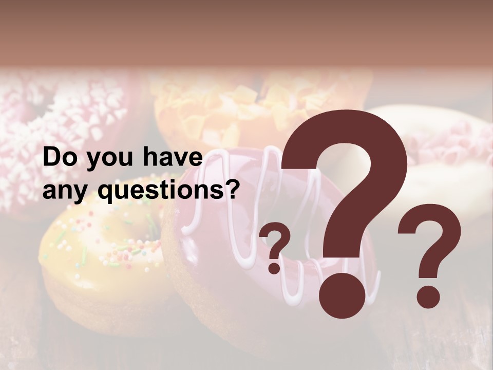 Chocolate Cake Assorted PowerPoint Template