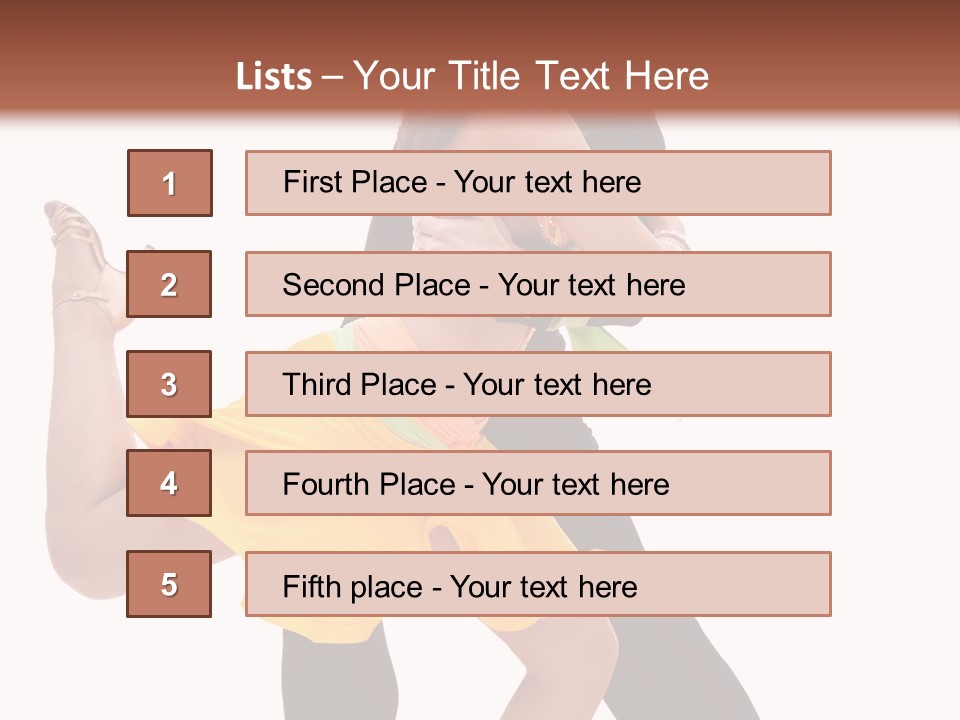 Samba Male Jive PowerPoint Template