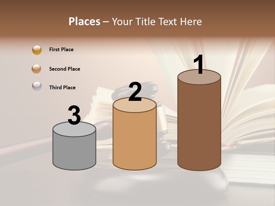 Wood Justice Nobody PowerPoint Template