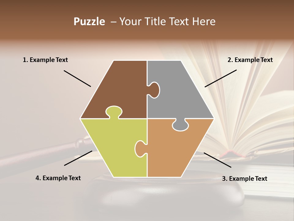 Wood Justice Nobody PowerPoint Template