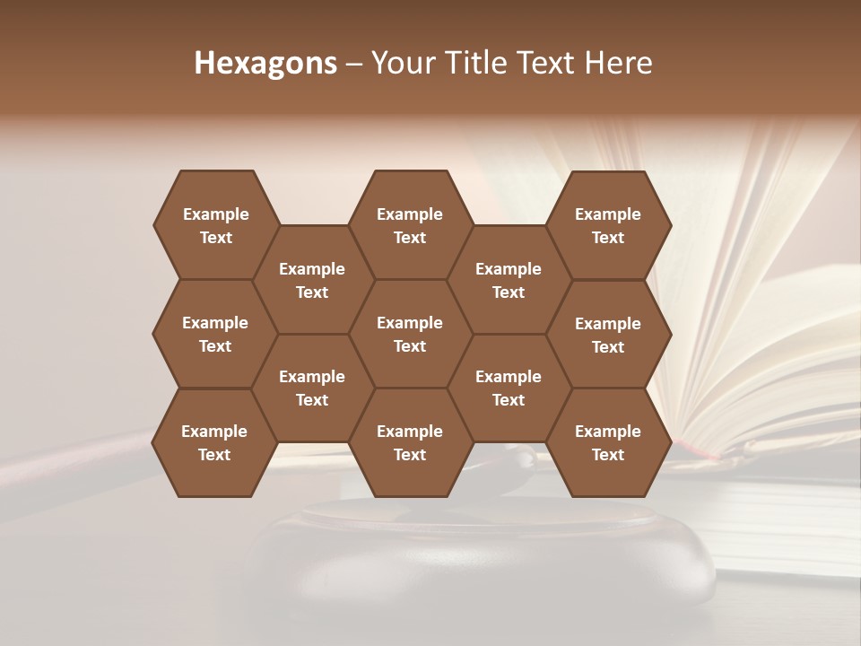 Wood Justice Nobody PowerPoint Template