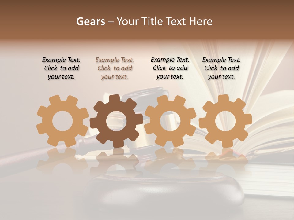 Wood Justice Nobody PowerPoint Template