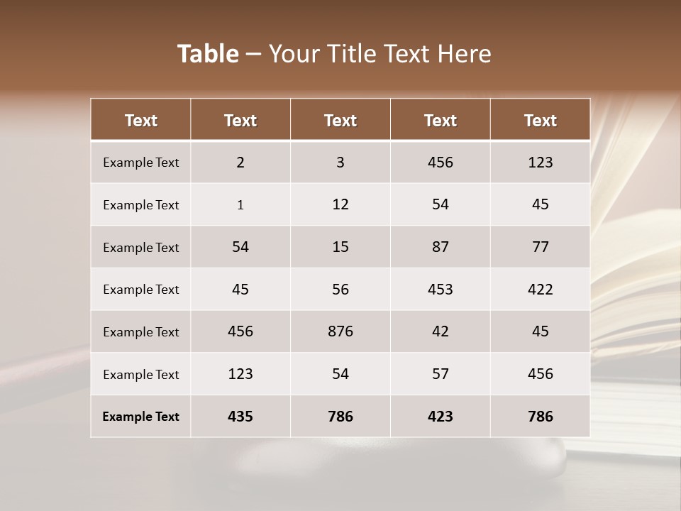 Wood Justice Nobody PowerPoint Template