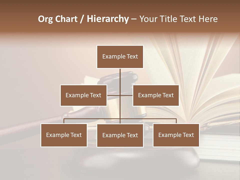 Wood Justice Nobody PowerPoint Template