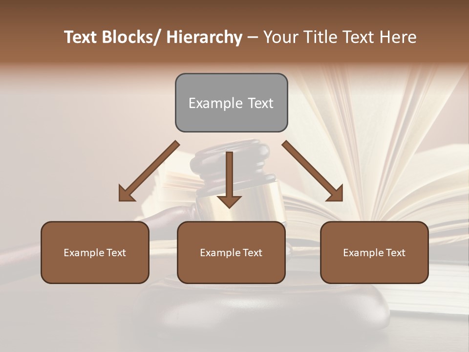 Wood Justice Nobody PowerPoint Template