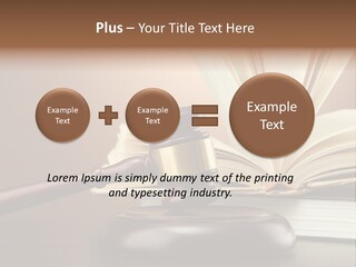 Wood Justice Nobody PowerPoint Template