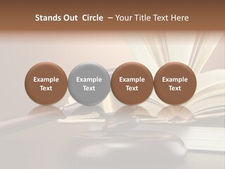 Wood Justice Nobody PowerPoint Template