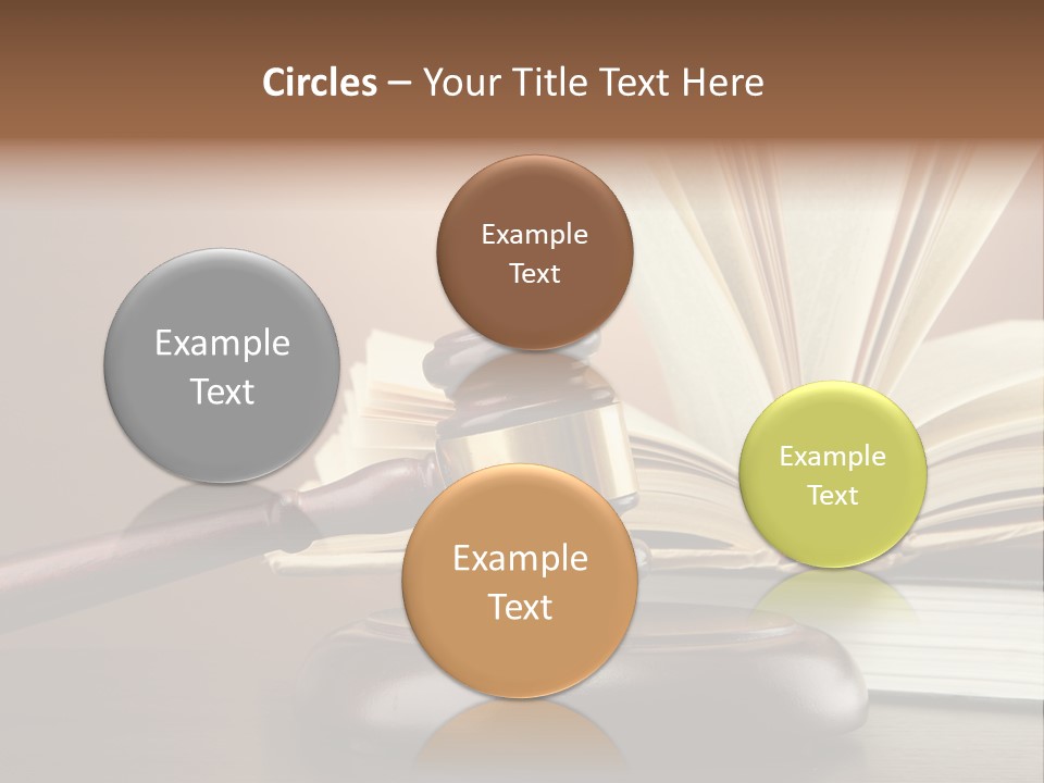 Wood Justice Nobody PowerPoint Template