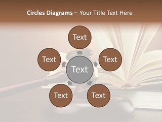 Wood Justice Nobody PowerPoint Template