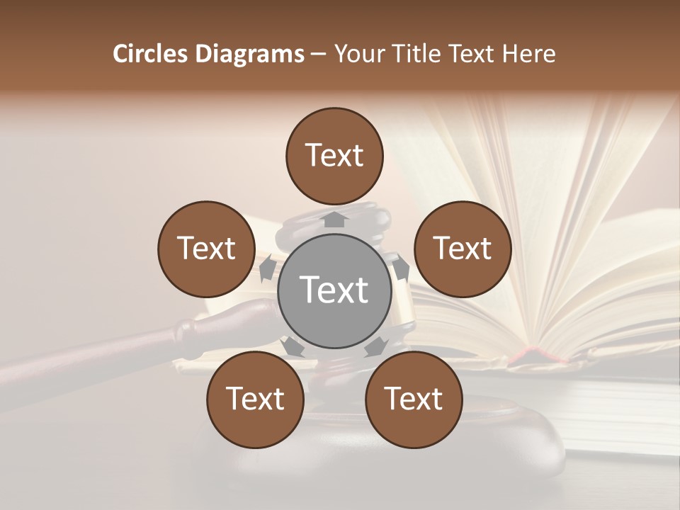 Wood Justice Nobody PowerPoint Template