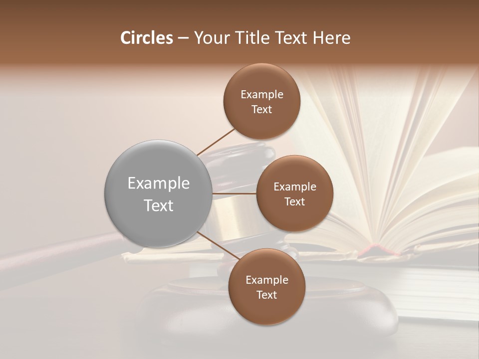 Wood Justice Nobody PowerPoint Template