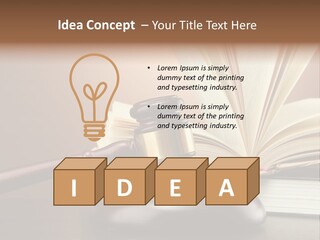 Wood Justice Nobody PowerPoint Template