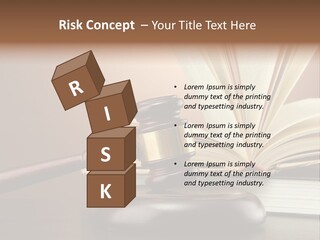 Wood Justice Nobody PowerPoint Template