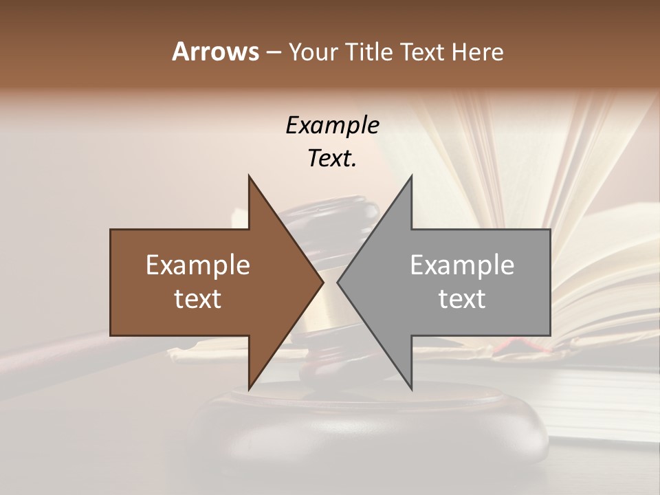 Wood Justice Nobody PowerPoint Template