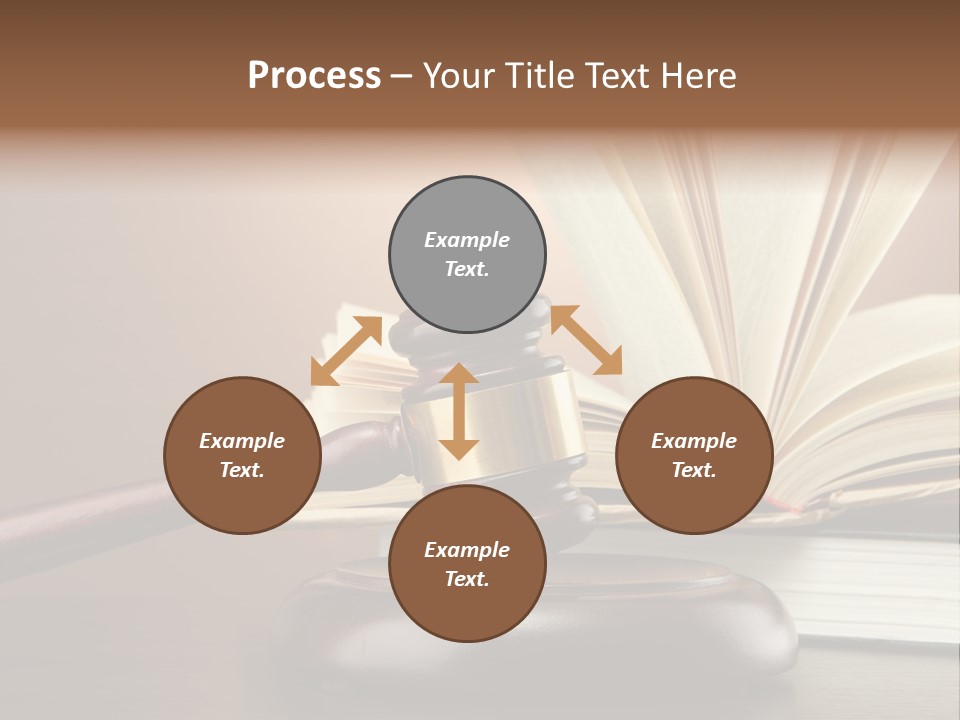 Wood Justice Nobody PowerPoint Template