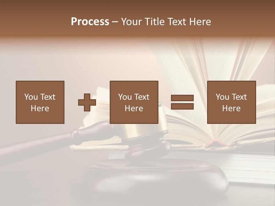 Wood Justice Nobody PowerPoint Template