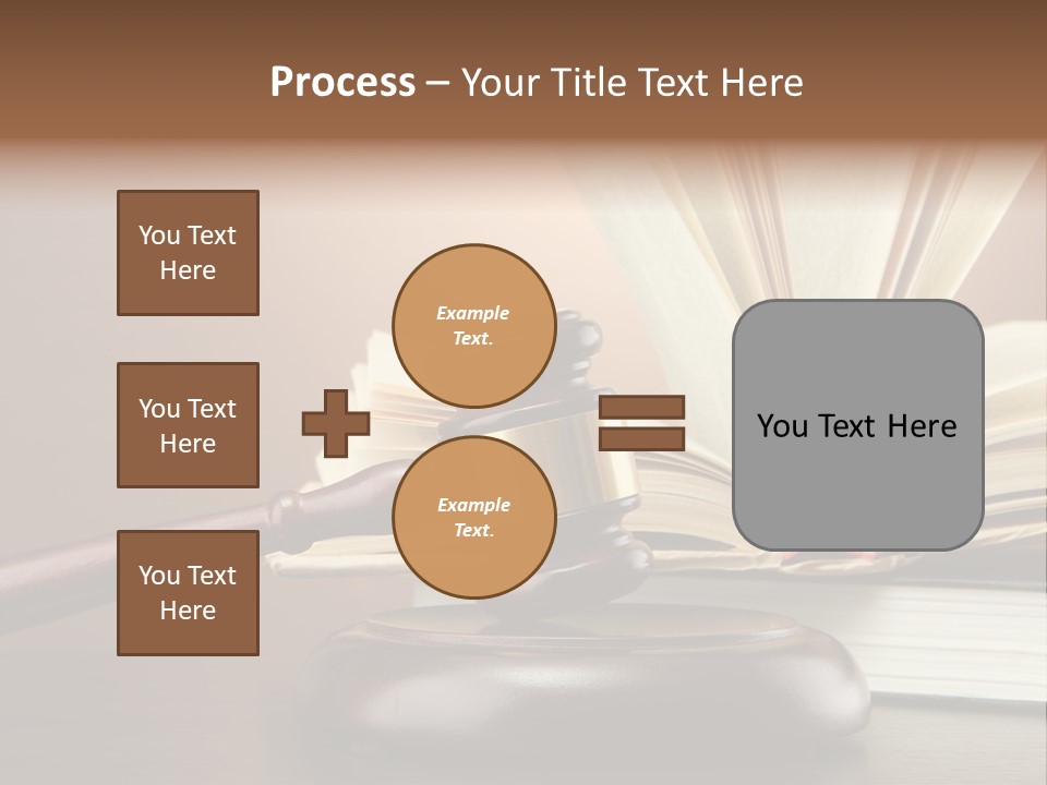 Wood Justice Nobody PowerPoint Template
