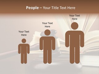 Wood Justice Nobody PowerPoint Template