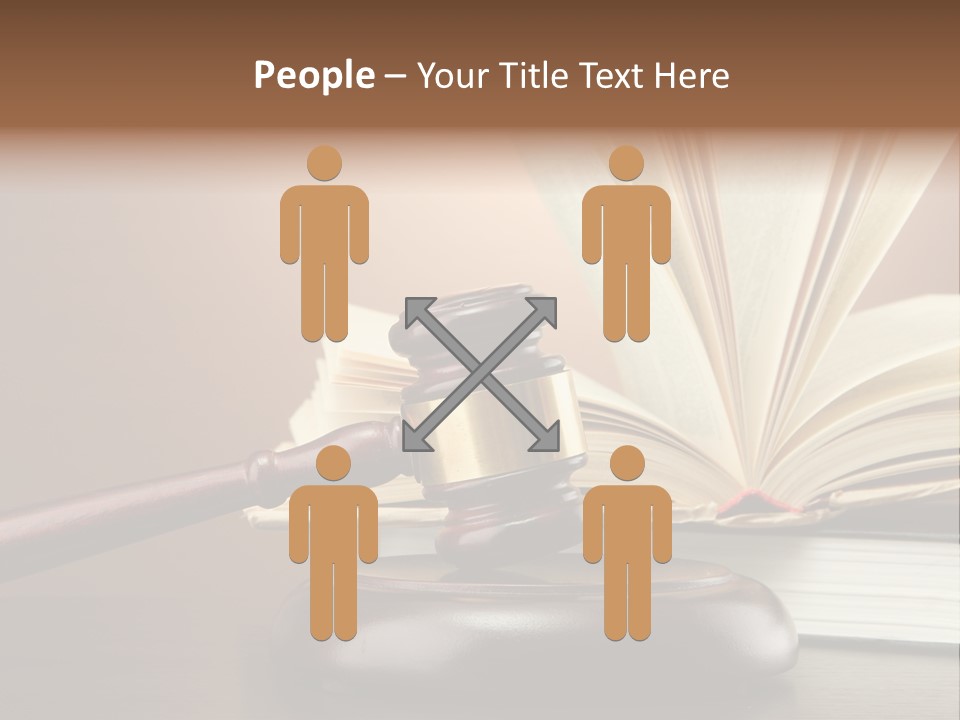 Wood Justice Nobody PowerPoint Template