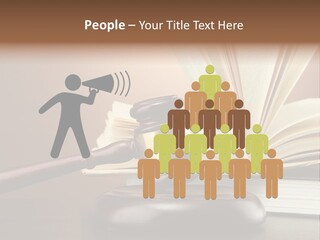 Wood Justice Nobody PowerPoint Template