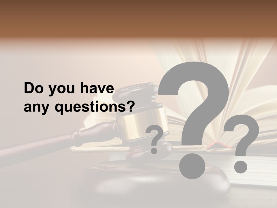 Wood Justice Nobody PowerPoint Template