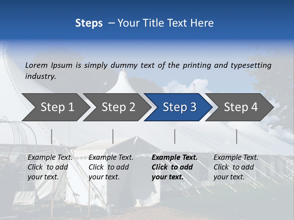 Repetition Service Entertainment PowerPoint Template