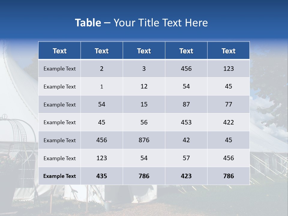 Repetition Service Entertainment PowerPoint Template