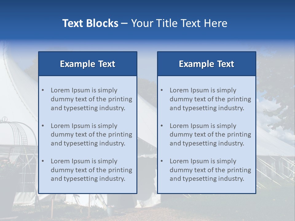Repetition Service Entertainment PowerPoint Template