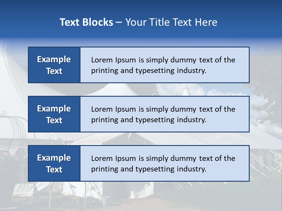Repetition Service Entertainment PowerPoint Template