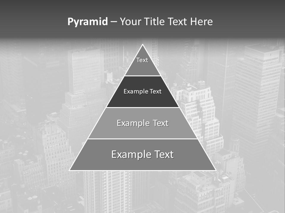 Business Blue Downtown PowerPoint Template