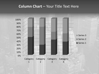 Business Blue Downtown PowerPoint Template