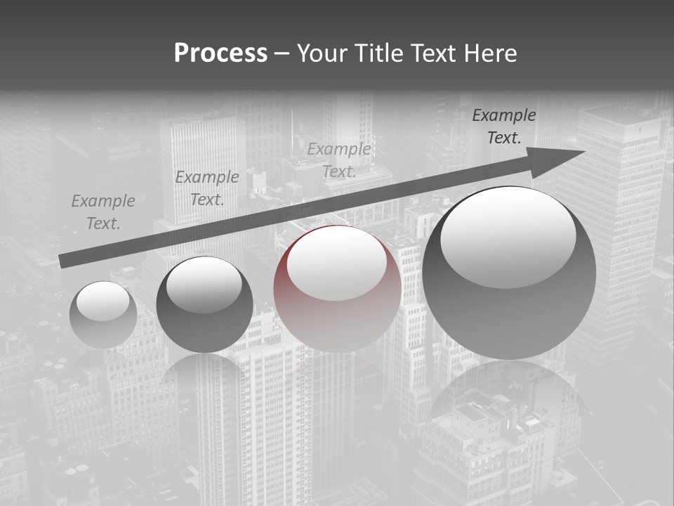 Business Blue Downtown PowerPoint Template