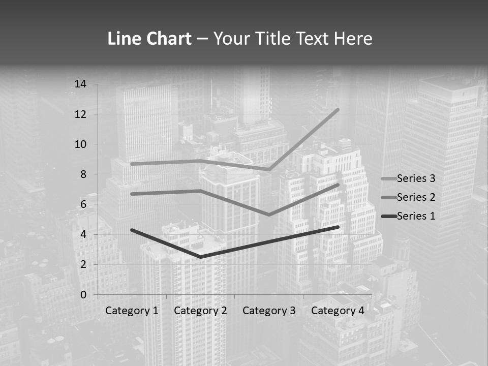 Business Blue Downtown PowerPoint Template