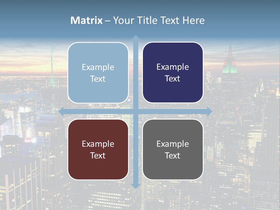 Penthouse Sunset New PowerPoint Template