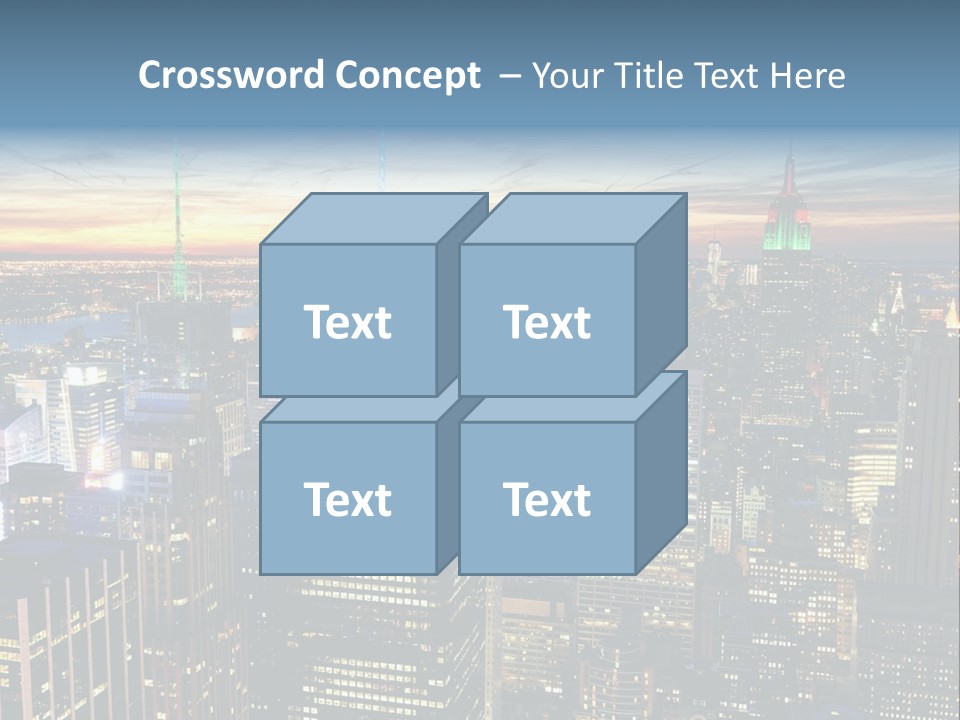 Penthouse Sunset New PowerPoint Template