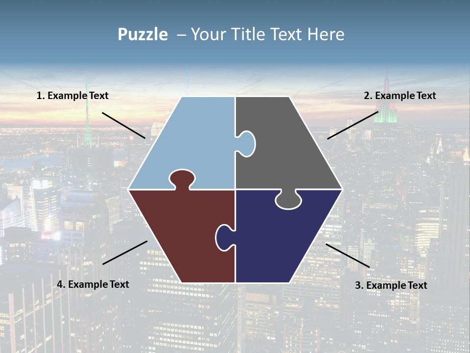 Penthouse Sunset New PowerPoint Template