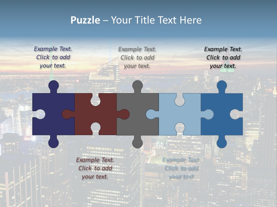Penthouse Sunset New PowerPoint Template