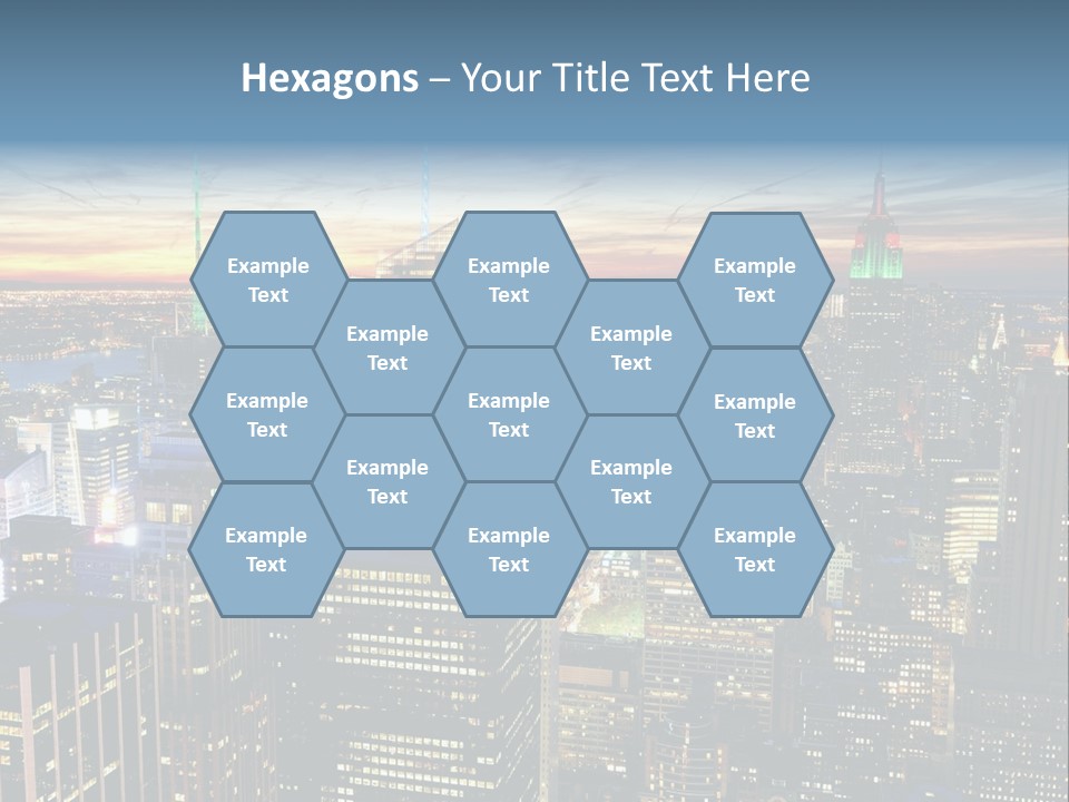 Penthouse Sunset New PowerPoint Template