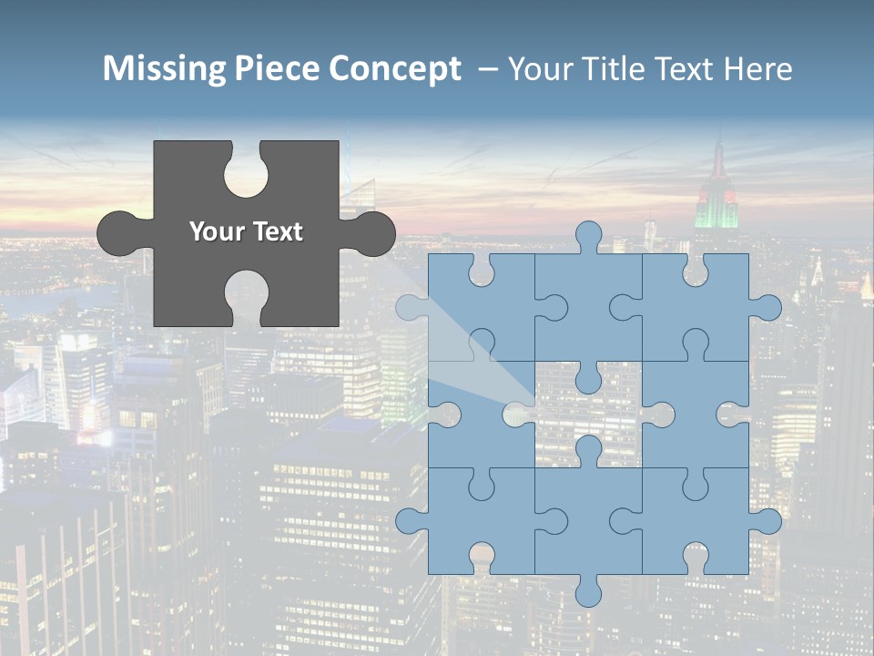 Penthouse Sunset New PowerPoint Template