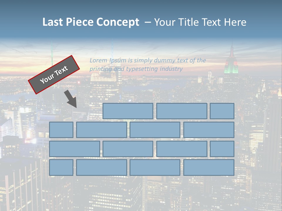 Penthouse Sunset New PowerPoint Template