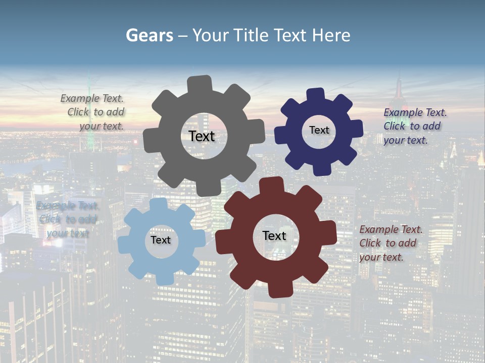 Penthouse Sunset New PowerPoint Template