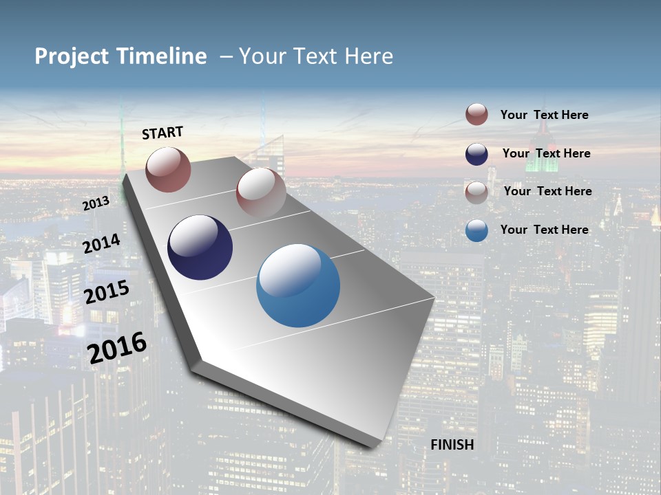 Penthouse Sunset New PowerPoint Template
