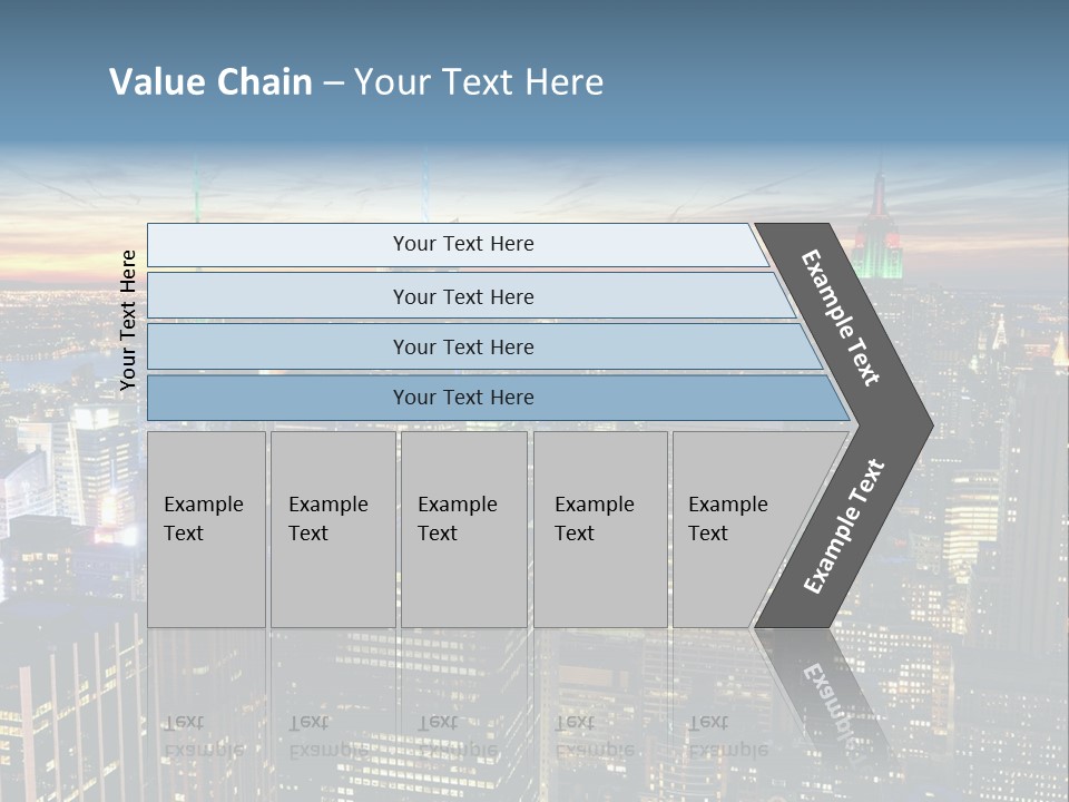 Penthouse Sunset New PowerPoint Template