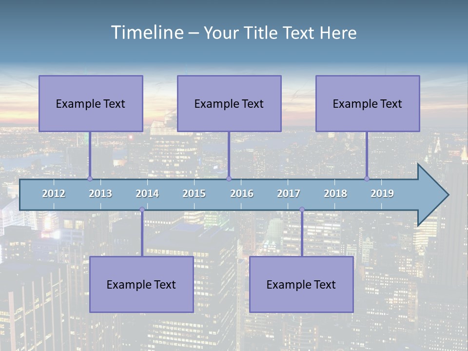 Penthouse Sunset New PowerPoint Template