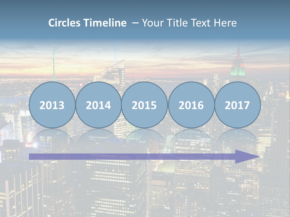 Penthouse Sunset New PowerPoint Template