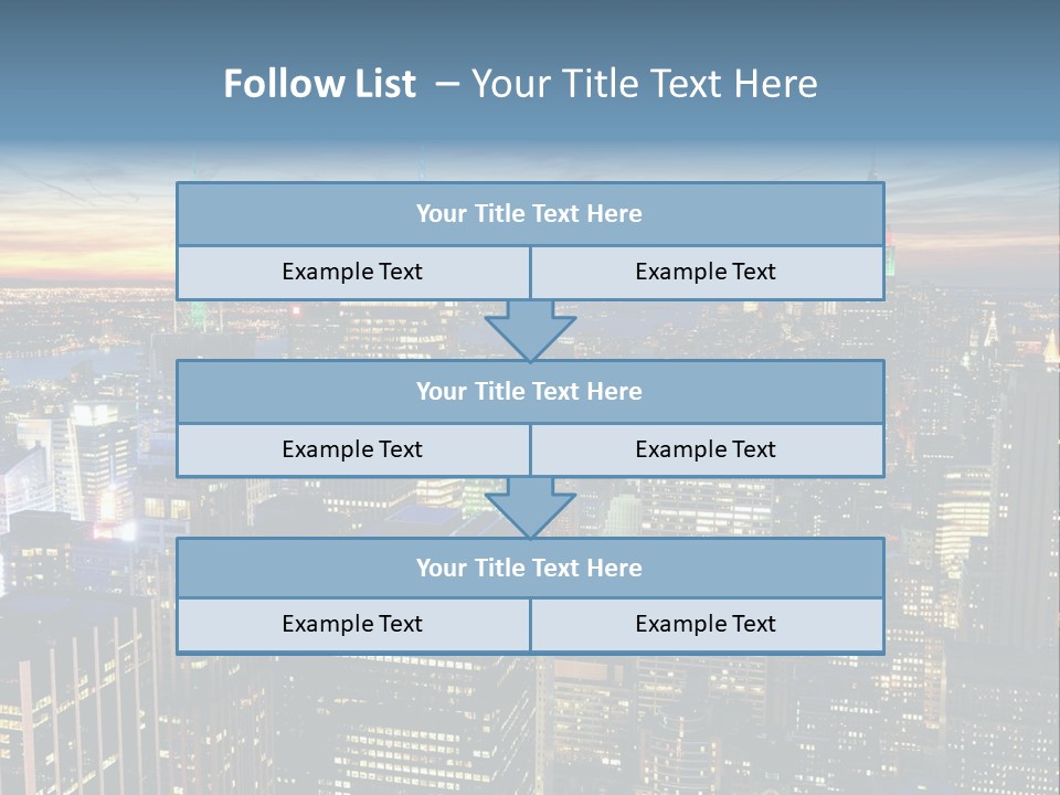 Penthouse Sunset New PowerPoint Template