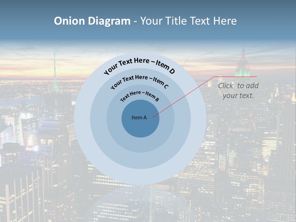 Penthouse Sunset New PowerPoint Template