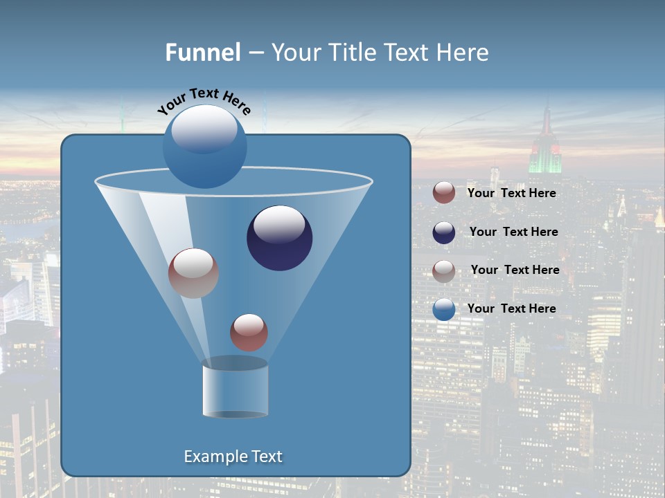Penthouse Sunset New PowerPoint Template