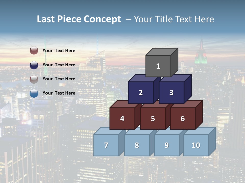 Penthouse Sunset New PowerPoint Template