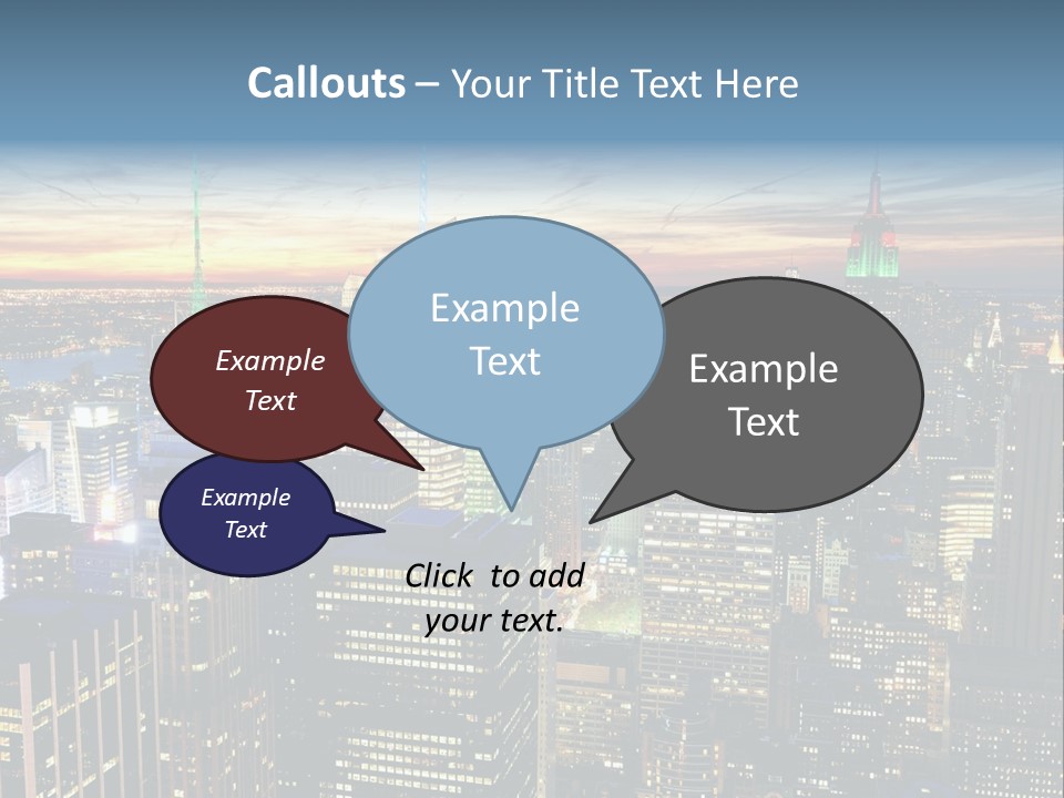 Penthouse Sunset New PowerPoint Template